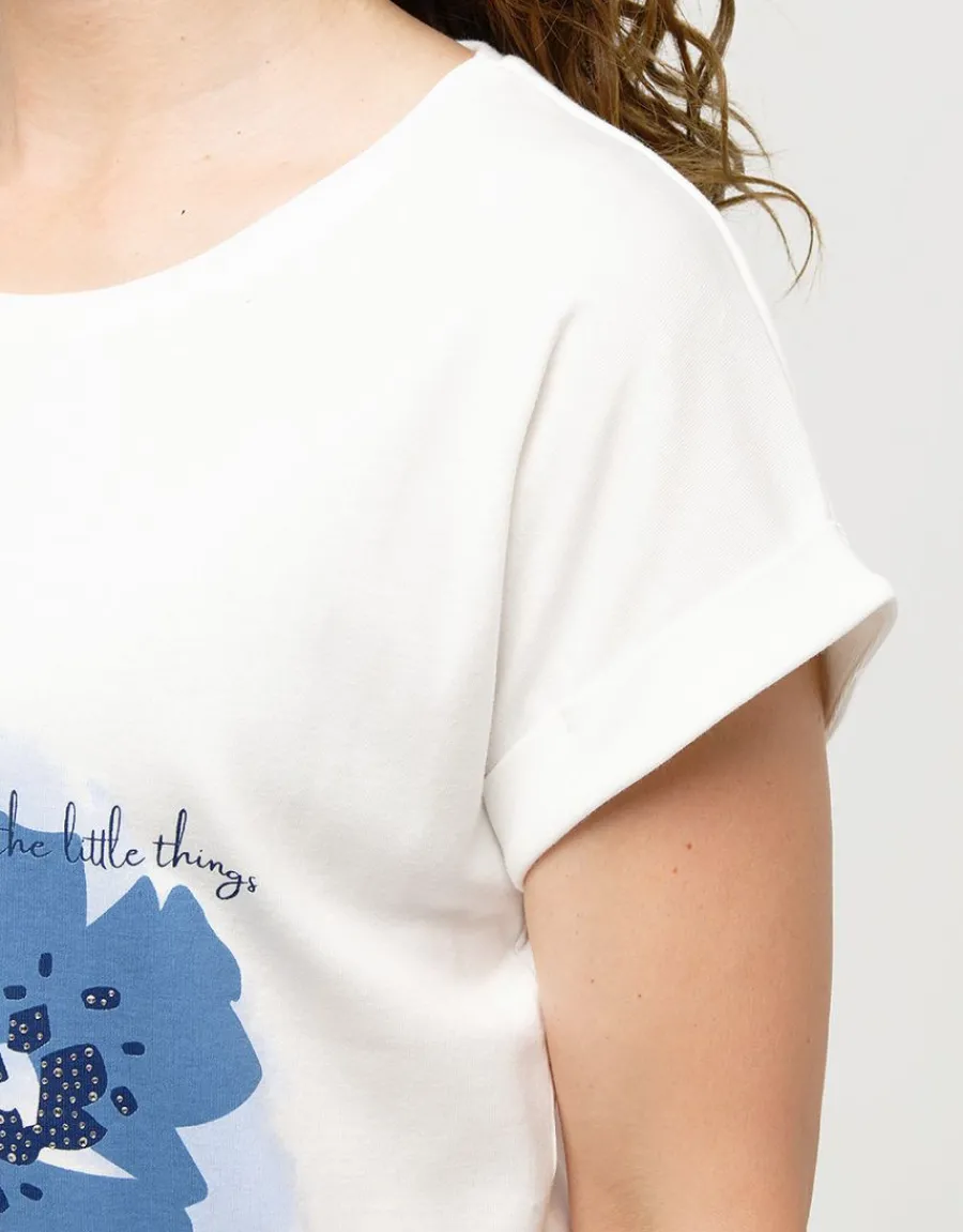 Christine Laure T-shirts|Hauts*T-shirt 100% coton blanc