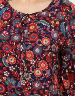 Christine Laure T-shirts|Hauts*T-shirt ample fleurs roug