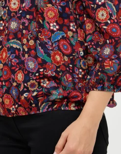 Christine Laure T-shirts|Hauts*T-shirt ample fleurs roug