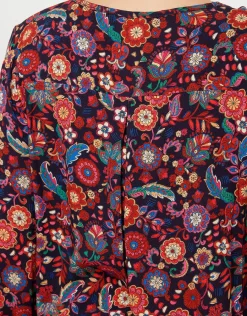 Christine Laure T-shirts|Hauts*T-shirt ample fleurs roug