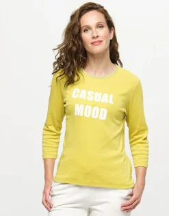 Christine Laure T-shirts|Hauts*T-shirt anis coton modal