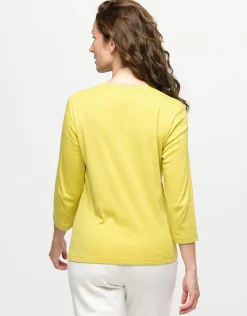 Christine Laure T-shirts|Hauts*T-shirt anis coton modal