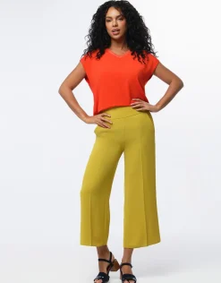 Christine Laure T-shirts|Hauts*T-shirt bi-matière orange