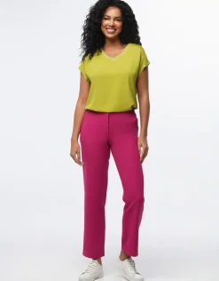 Christine Laure T-shirts|Hauts*T-shirt bi-matière vert