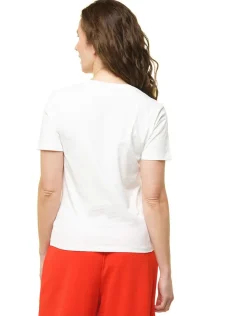 Christine Laure T-shirts|Hauts*T-shirt blanc à motifs