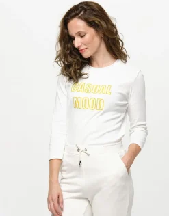 Christine Laure T-shirts|Hauts*T-shirt blanc coton modal