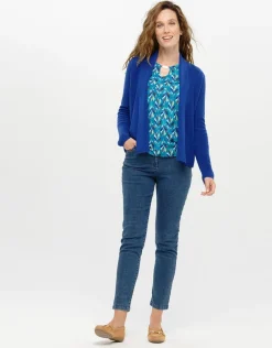 Christine Laure T-shirts|Hauts*T-shirt bleu à motifs