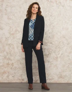 Christine Laure T-shirts|Hauts*T-shirt bleu imprimé