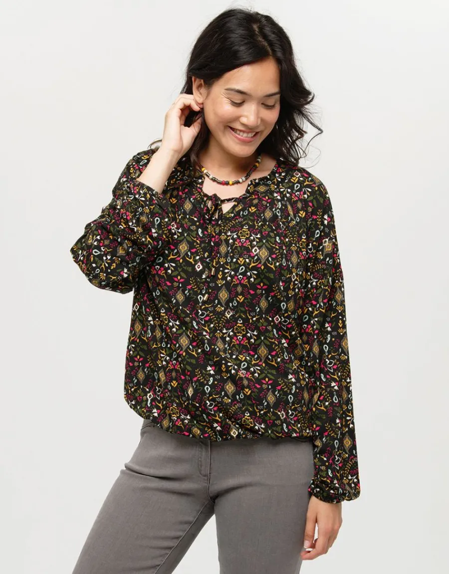 Christine Laure T-shirts|Hauts*T-shirt blousant imprimé