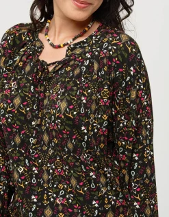 Christine Laure T-shirts|Hauts*T-shirt blousant imprimé