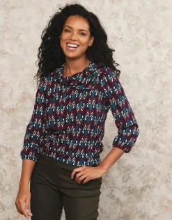 Christine Laure T-shirts|Hauts*T-shirt chaud motif prune