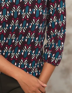 Christine Laure T-shirts|Hauts*T-shirt chaud motif prune