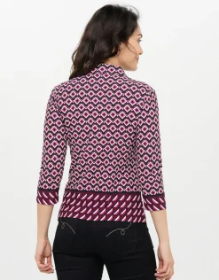 Christine Laure T-shirts|Hauts*T-shirt col chemise rose