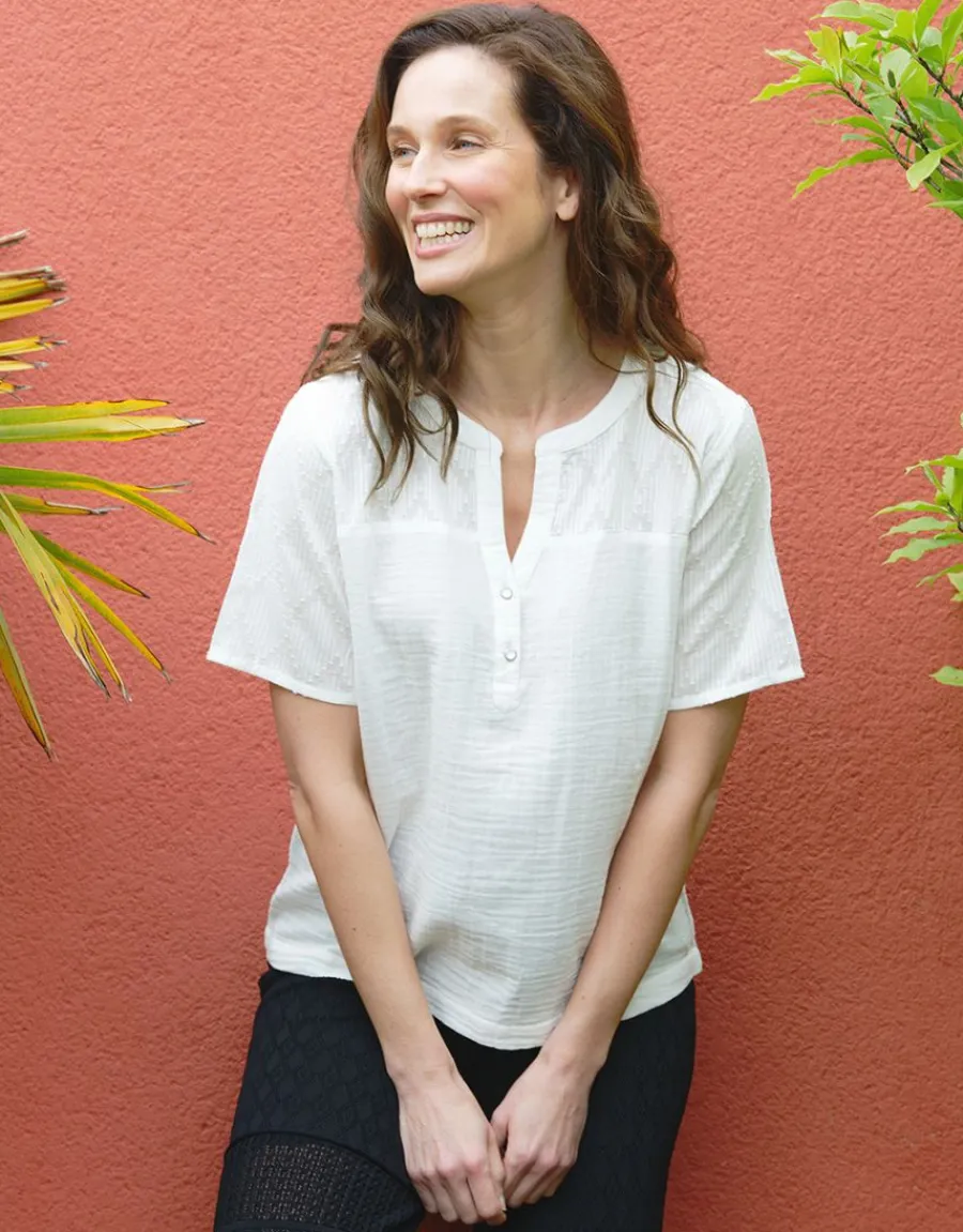Christine Laure Chemisiers & Blouses|Hauts*T-shirt coton blanc