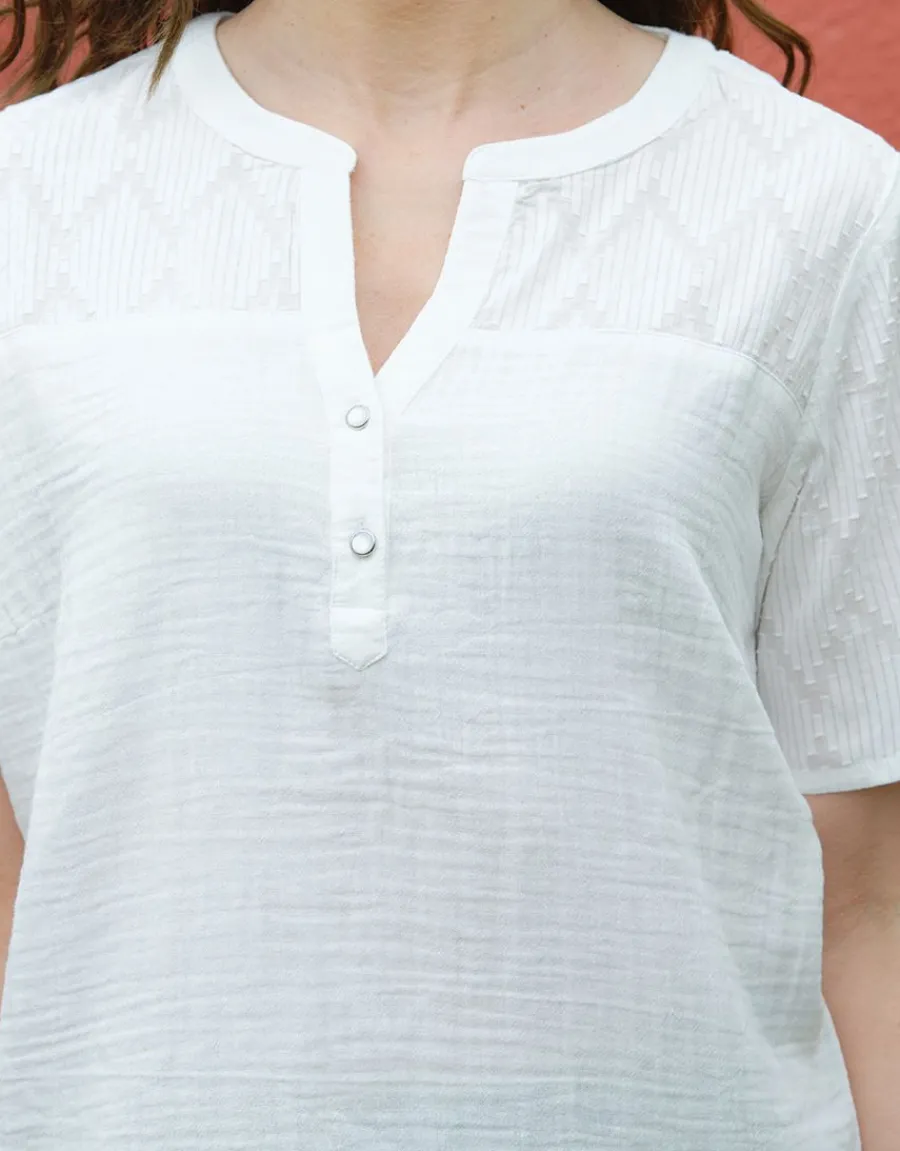 Christine Laure Chemisiers & Blouses|Hauts*T-shirt coton blanc