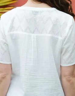 Christine Laure Chemisiers & Blouses|Hauts*T-shirt coton blanc