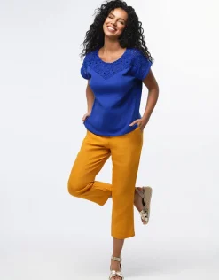 Christine Laure Hauts|T-shirts*T-shirt coton bleu