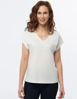 Christine Laure T-shirts|Hauts*T-shirt coton écru