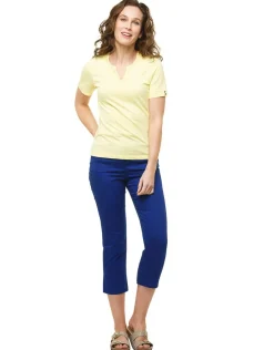 Christine Laure T-shirts|Hauts*T-shirt coton modal jaune