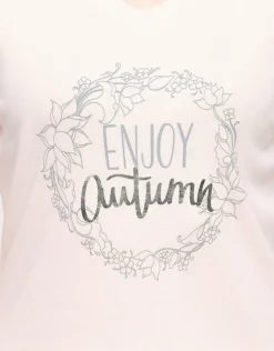 Christine Laure T-shirts|Hauts*T-shirt coton modal rose