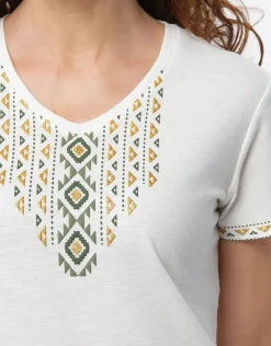 Christine Laure T-shirts|Hauts*T-shirt coton sérigraphie