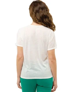 Christine Laure T-shirts|Hauts*T-shirt écru col V