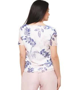 Christine Laure T-shirts|Hauts*T-shirt dentelle blanc