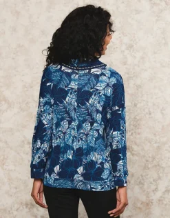 Christine Laure T-shirts|Hauts*T-shirt doux motif bleu