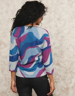 Christine Laure T-shirts|Hauts*T-shirt doux motif gris