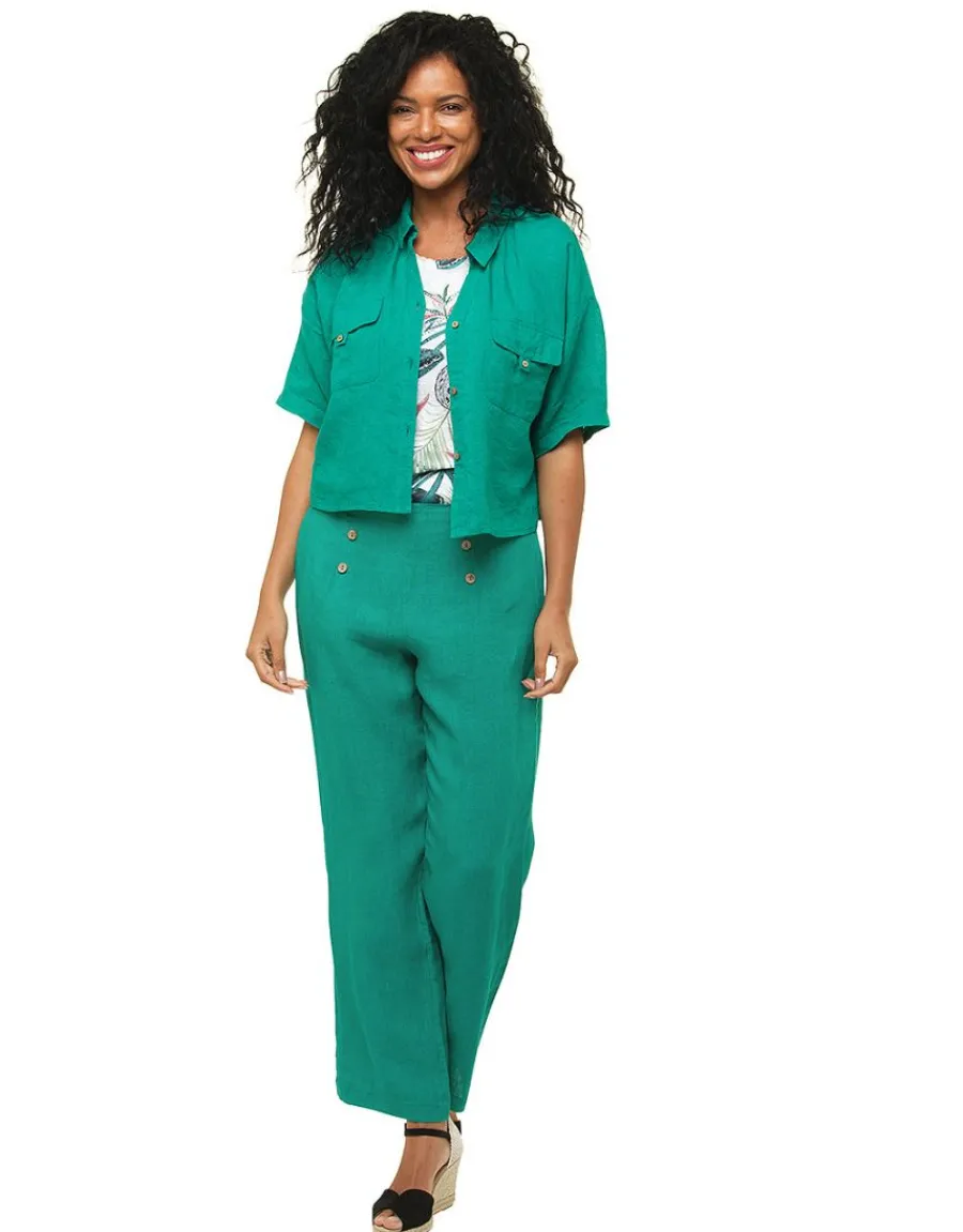 Christine Laure T-shirts|Hauts*T-shirt feuillage blanc