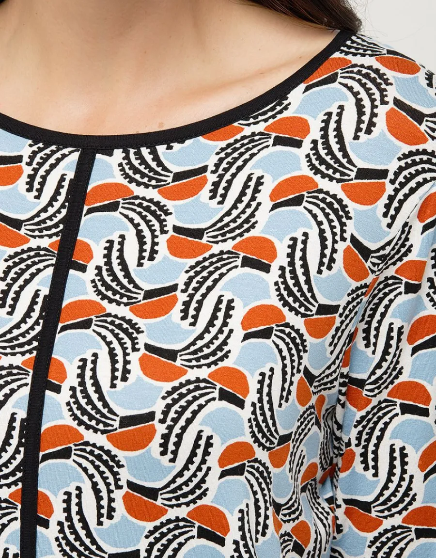 Christine Laure T-shirts|Hauts*T-shirt fluide bleu