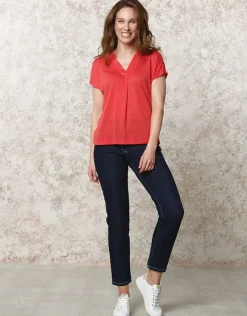 Christine Laure T-shirts|Hauts*T-shirt fluide rouge