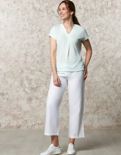 Christine Laure T-shirts|Hauts*T-shirt fluide vert clair