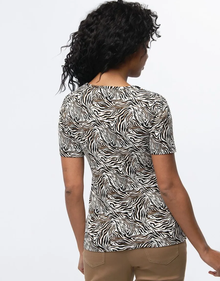 Christine Laure T-shirts|Hauts*T-shirt imprimé animalier