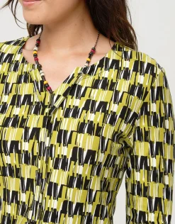 Christine Laure T-shirts|Hauts*T-shirt imprimé anis