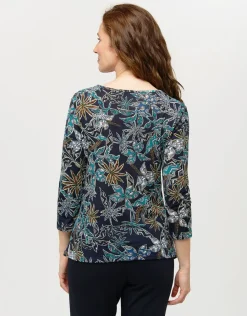 Christine Laure Hauts|T-shirts*T-shirt imprimé bleu