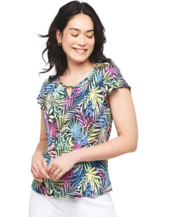 Christine Laure T-shirts|Hauts*T-shirt imprimé noir