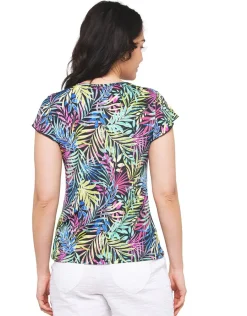 Christine Laure T-shirts|Hauts*T-shirt imprimé noir