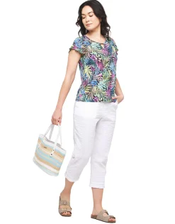 Christine Laure T-shirts|Hauts*T-shirt imprimé noir