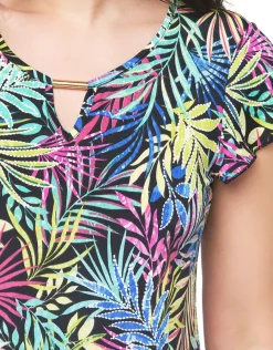 Christine Laure T-shirts|Hauts*T-shirt imprimé noir