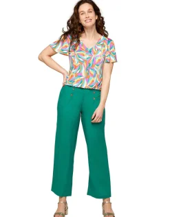 Christine Laure T-shirts|Hauts*T-shirt imprimé orange