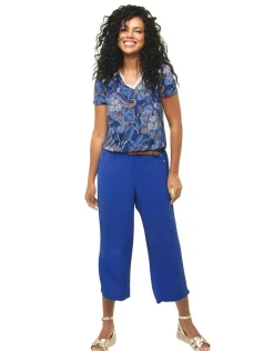 Christine Laure T-shirts|Hauts*T-shirt maille bleu