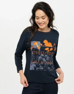 Christine Laure T-shirts|Hauts*T-shirt marine motif