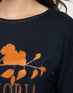 Christine Laure T-shirts|Hauts*T-shirt marine motif