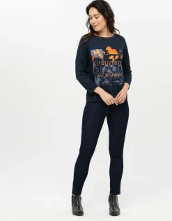 Christine Laure T-shirts|Hauts*T-shirt marine motif