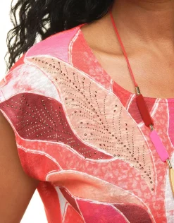 Christine Laure T-shirts|Hauts*T-shirt motif corail