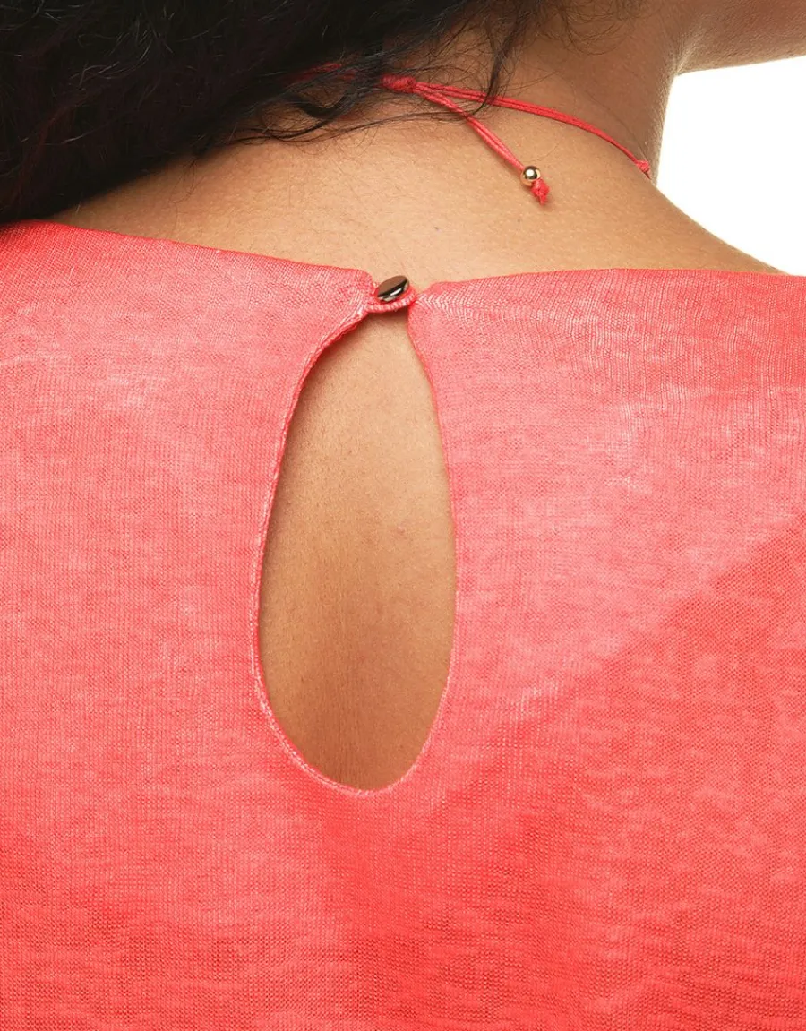 Christine Laure T-shirts|Hauts*T-shirt motif corail