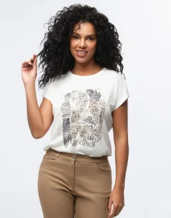 Christine Laure T-shirts|Hauts*T-shirt motif ethnique