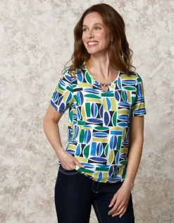 Christine Laure T-shirts|Hauts*T-shirt motif multicolore