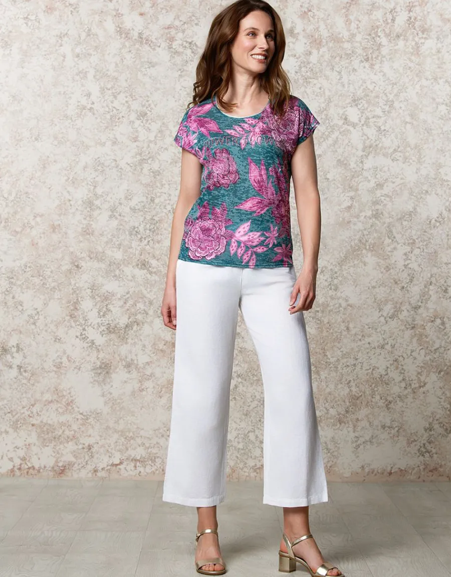 Christine Laure T-shirts|Hauts*T-shirt motif violet